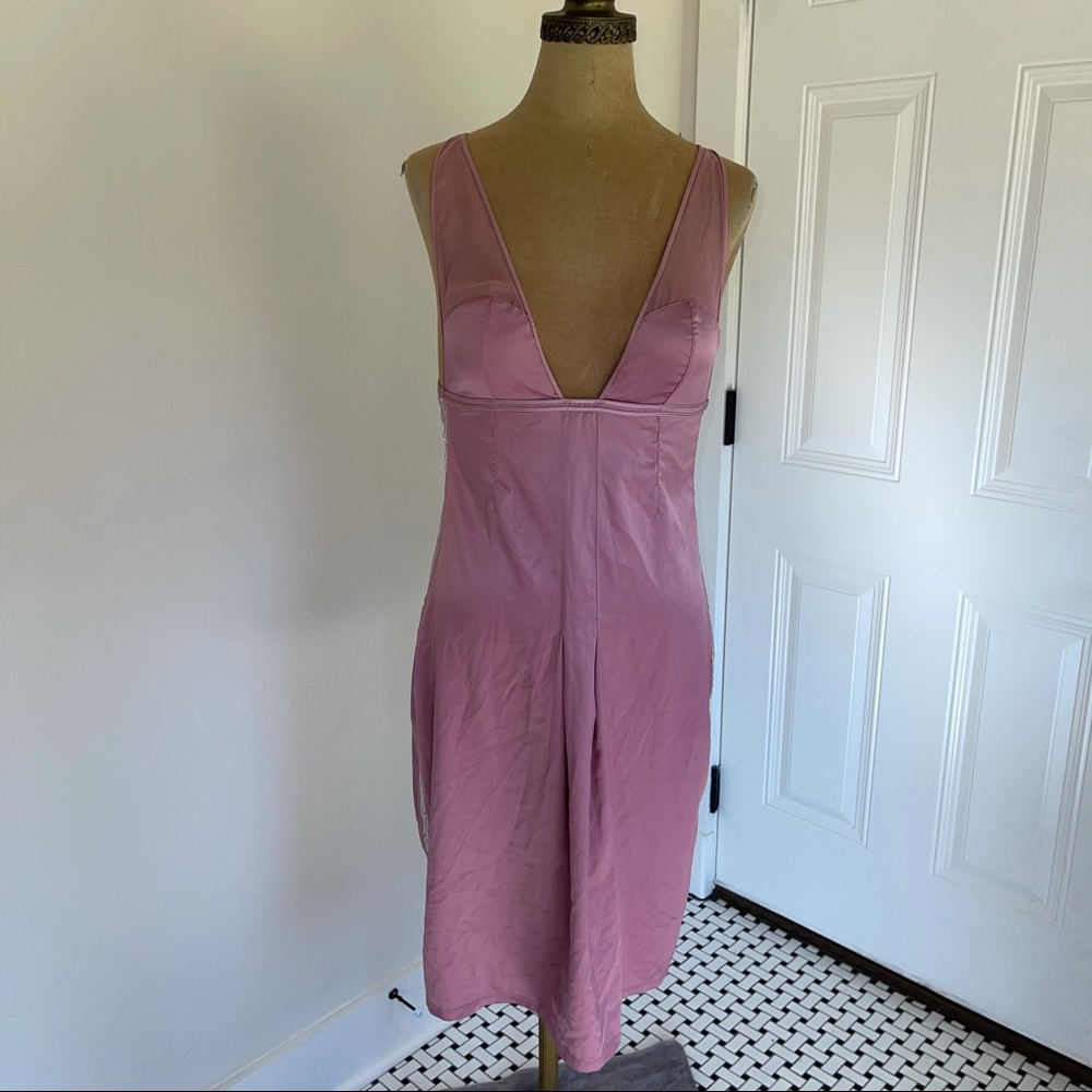 Victoria's Secret Dusty Pink Satin Slip Dress